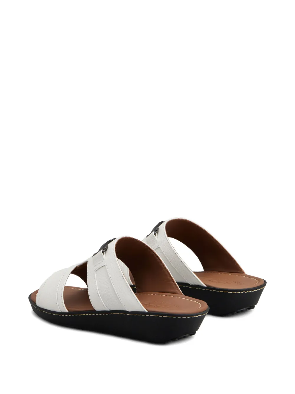 Tod's Leren sandalen met gesp Wit