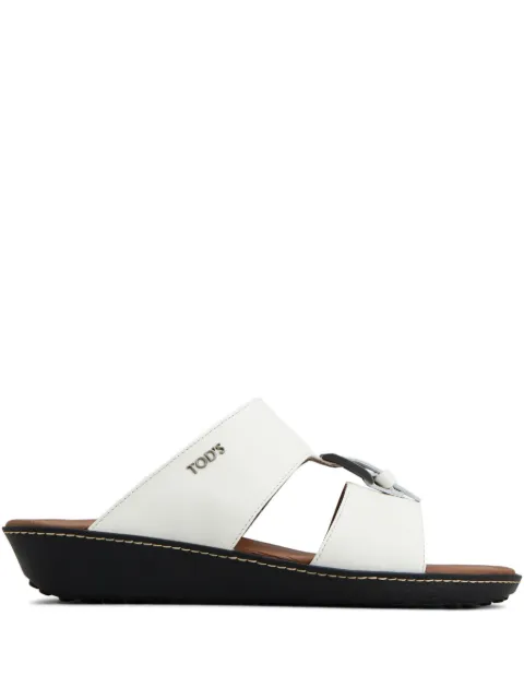 Tod's sandalias con detalle de hebilla y cuña
