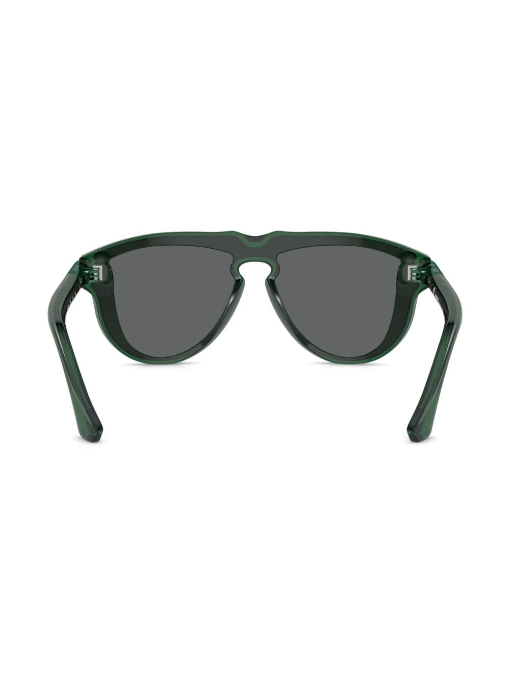 Shop Burberry Eyewear Transparent-design Pilot-frame Sunglasses In Green