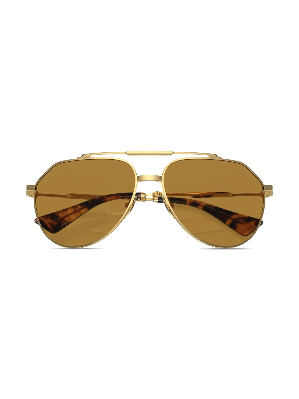 Dolce & Gabbana Stefano Aviator-frame Sunglasses In Gold