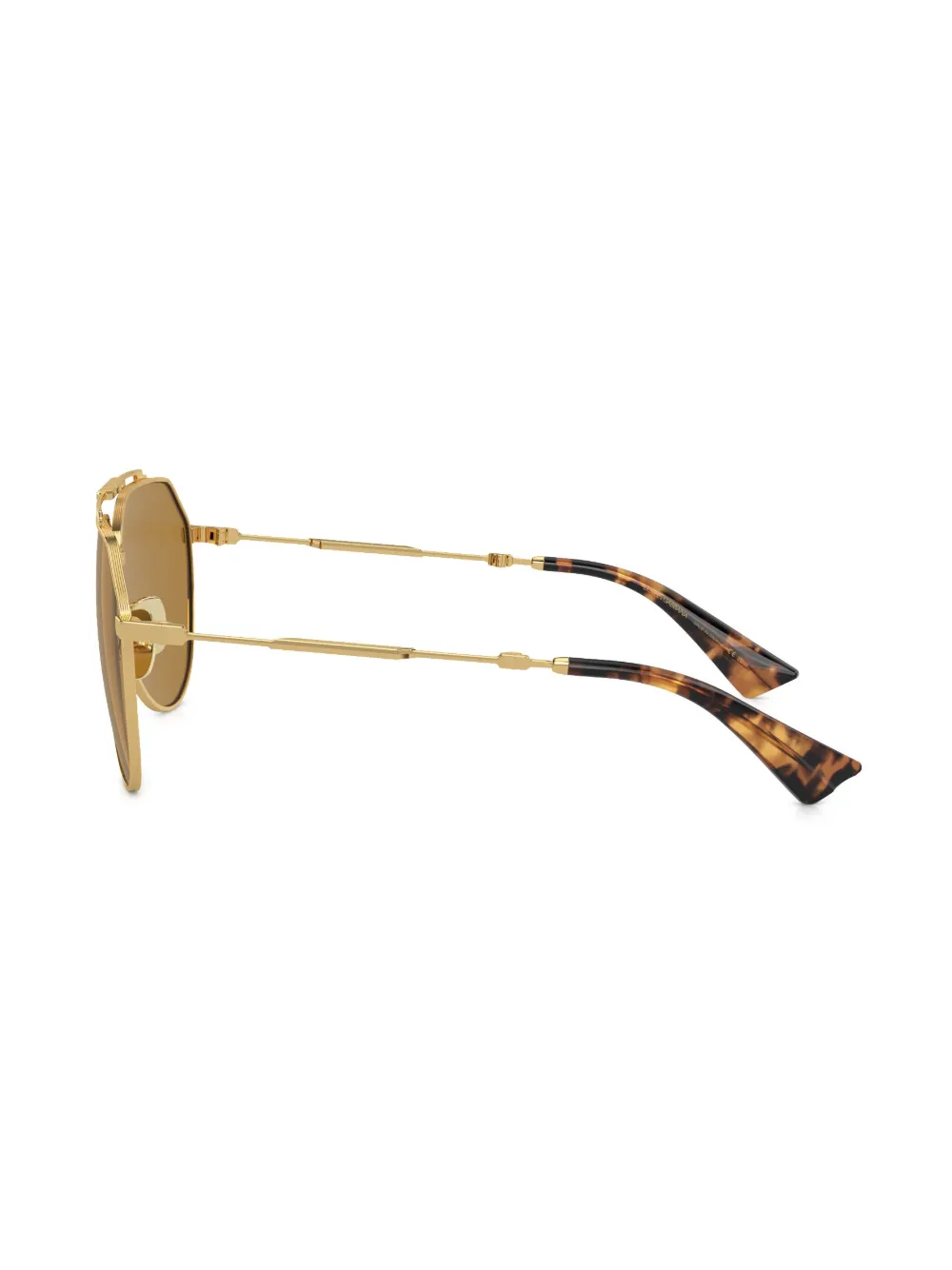 Dolce & Gabbana Stefano Aviator-frame Sunglasses In Gold