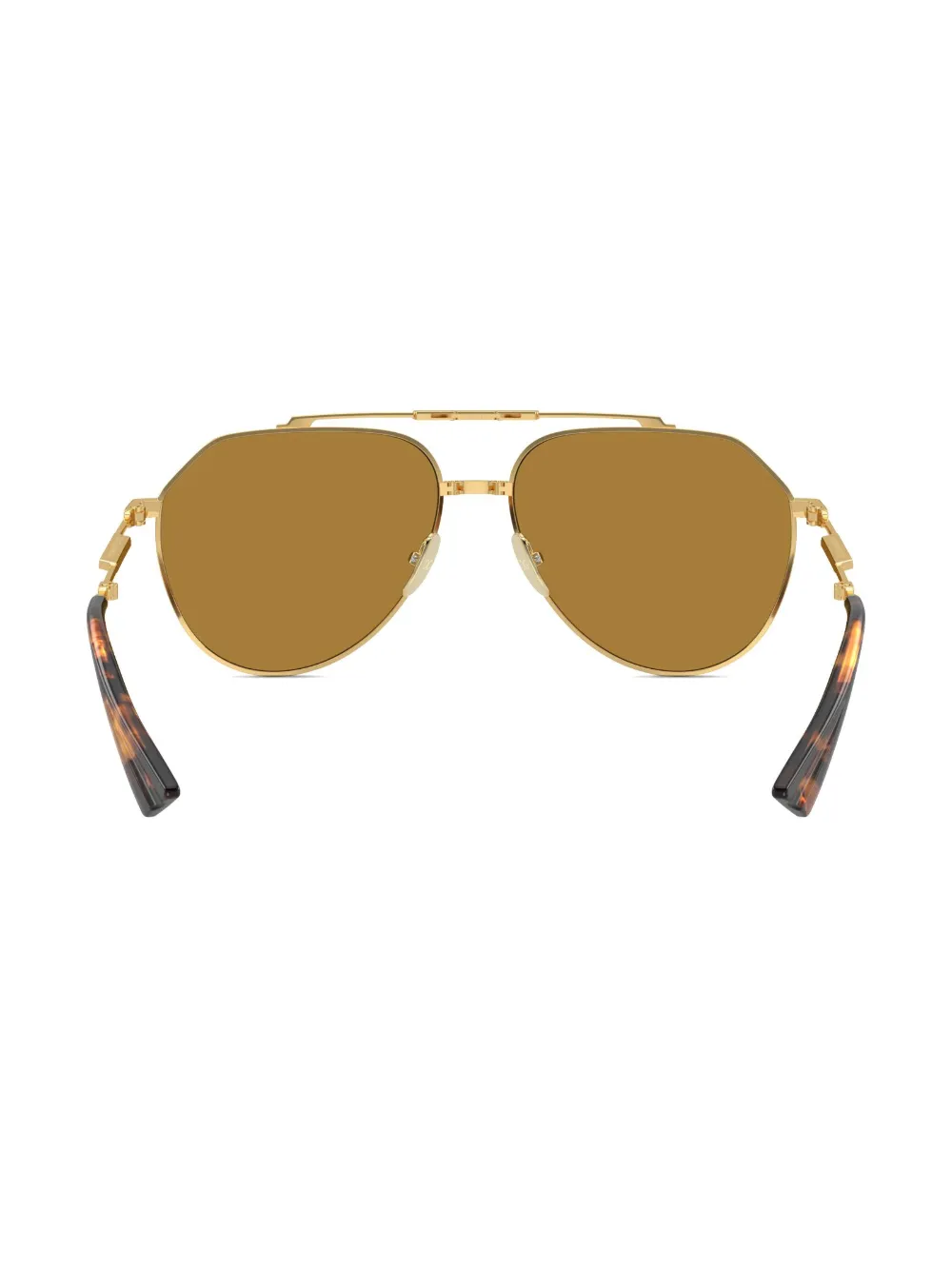Dolce & Gabbana Stefano Aviator-frame Sunglasses In Gold