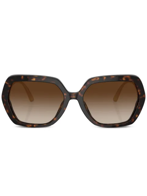 Dolce & Gabbana Eyewear Crystal oversize-frame sunglasses