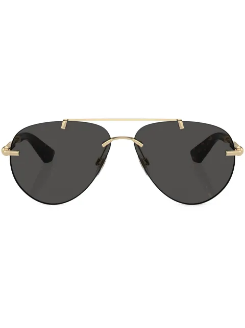Burberry Eyewear metallic aviator-frame sunglasses