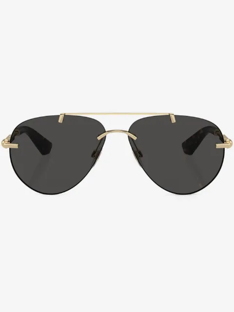 Burberry Eyewear metallic pilot-frame sunglasses