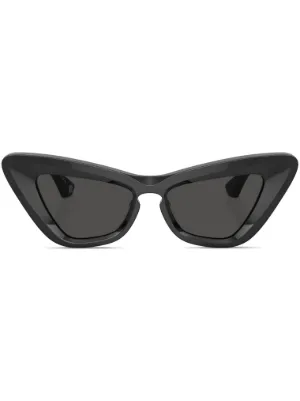 Burberry Eyewear キャットアイ サングラス | ブラック | FARFETCH JP