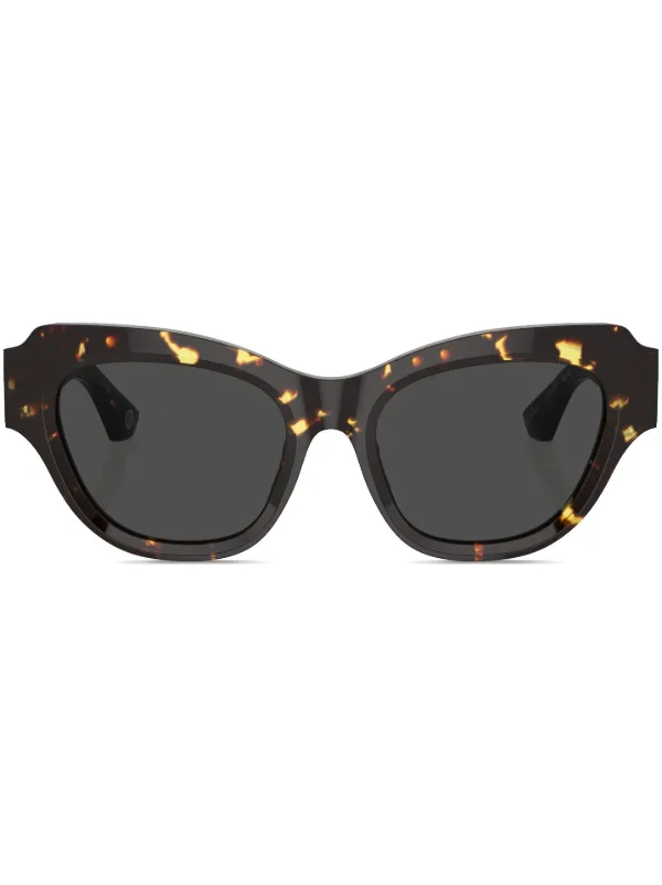 Burberry Tortoiseshell Cat-Eye Sunglasses - Brown Lenses Burberry Brown Tortoiseshell Cat-Eye Sunglasses with Brown  main image 4