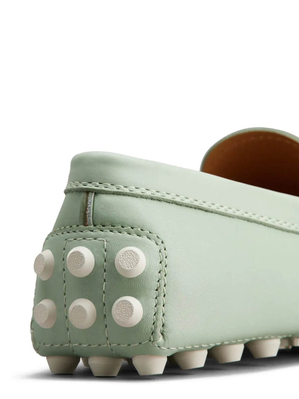 Tod's Leren loafers met bewerkte details Groen