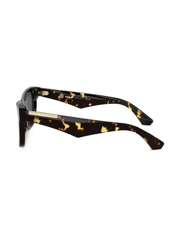BURBERRY トータスシェル サングラス Burberry Eyewear トータスシェル スクエアサングラス | ブラウン