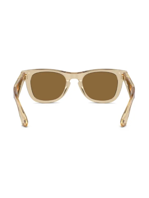 Burberry Eyewear クリア スクエアフレーム サングラス | ニュートラル 