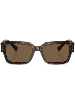Dolce & Gabbana Eyewear トータスシェル オーバーサイズ サングラス