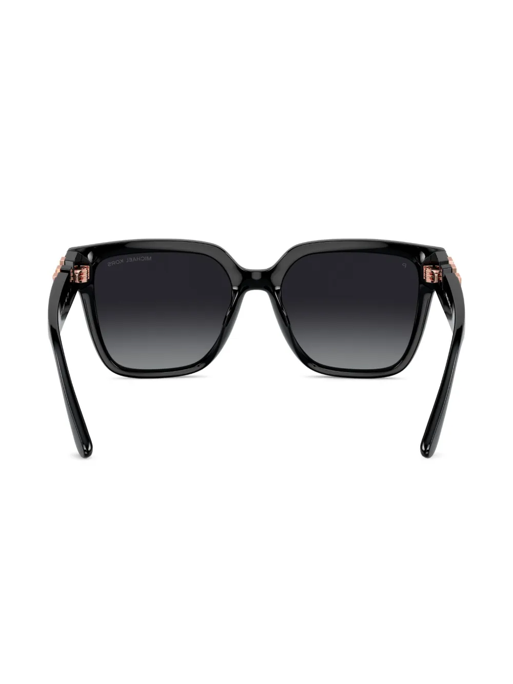 Shop Michael Kors Karlie Square-frame Sunglasses In Black