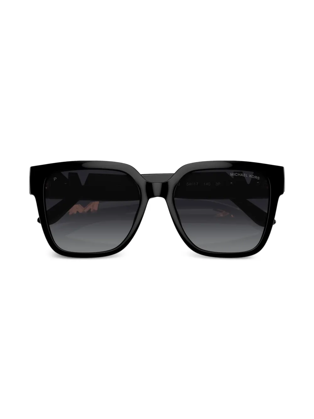 Shop Michael Kors Karlie Square-frame Sunglasses In Black