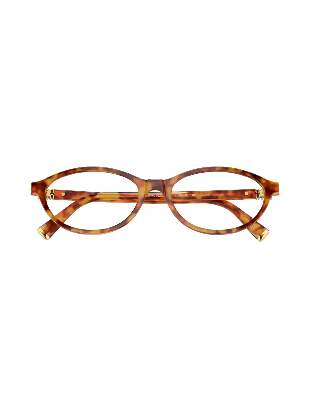 Miu Miu Tortoiseshell Oval-frame Glasses In Brown