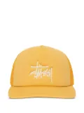Stüssy Big Basic embroidered mesh trucker cap - Yellow