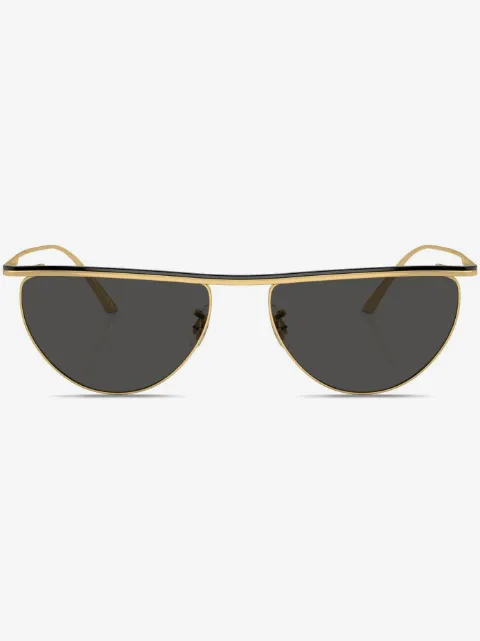 Oliver Peoples lentes de sol 1984C con armazón redonda