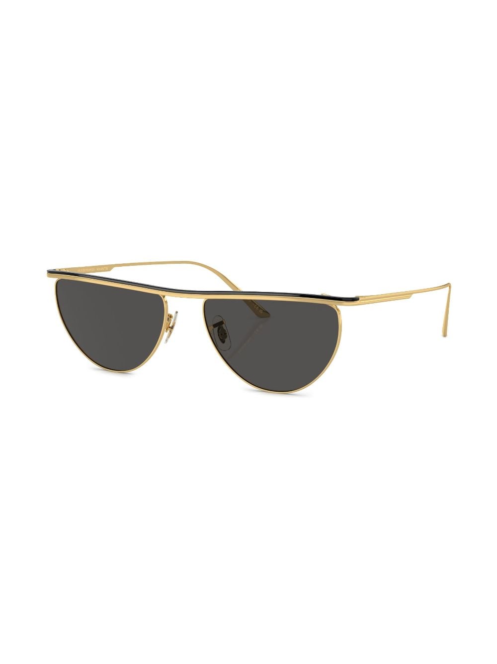 Oliver Peoples 1984C zonnebril met rond montuur - Zwart