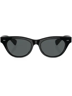 Isabel Marant Eyewear オーバルフレーム サングラス | ブラック