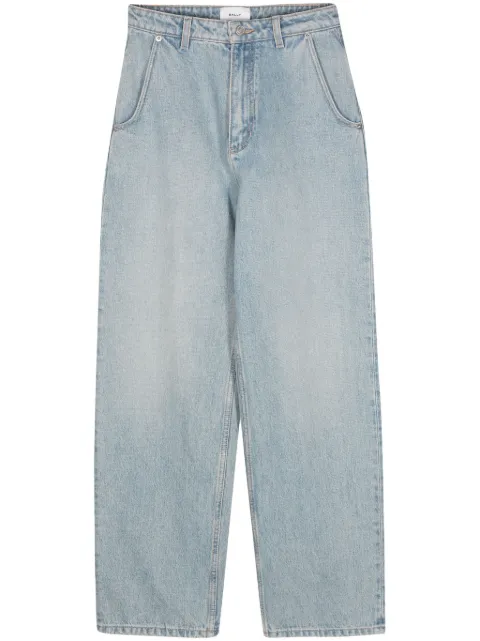 Bally logo-patch straight jeans