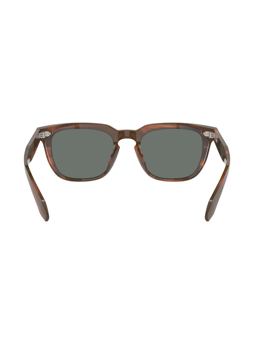 Shop Oliver Peoples N.06 Square-frame Sunglasses In Brown