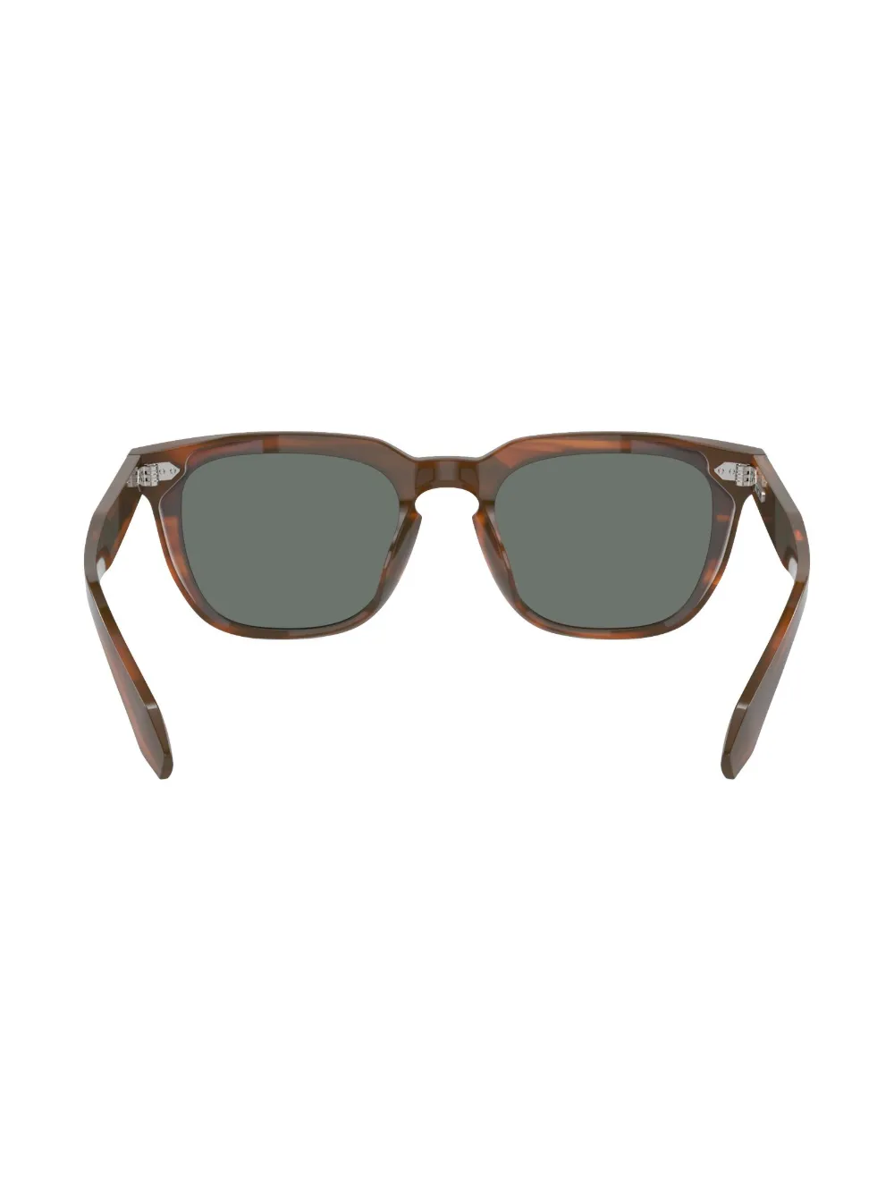 Oliver Peoples N.06 zonnebril met vierkant montuur Bruin