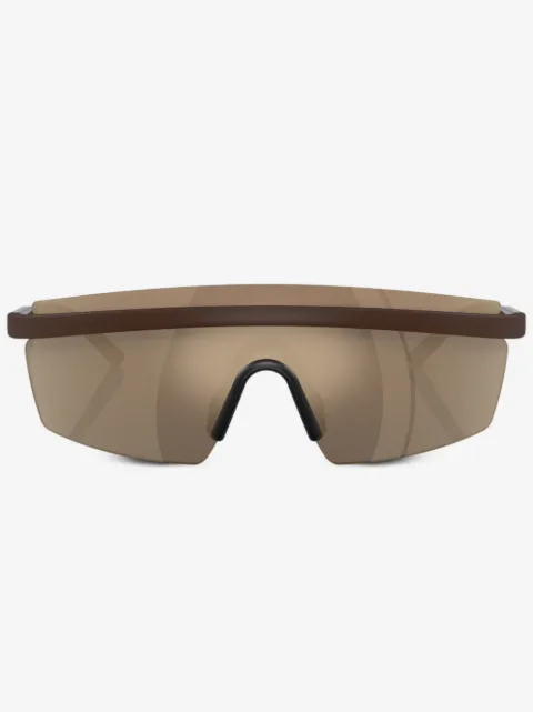 Oliver Peoples R-4 mask-frame sunglasses