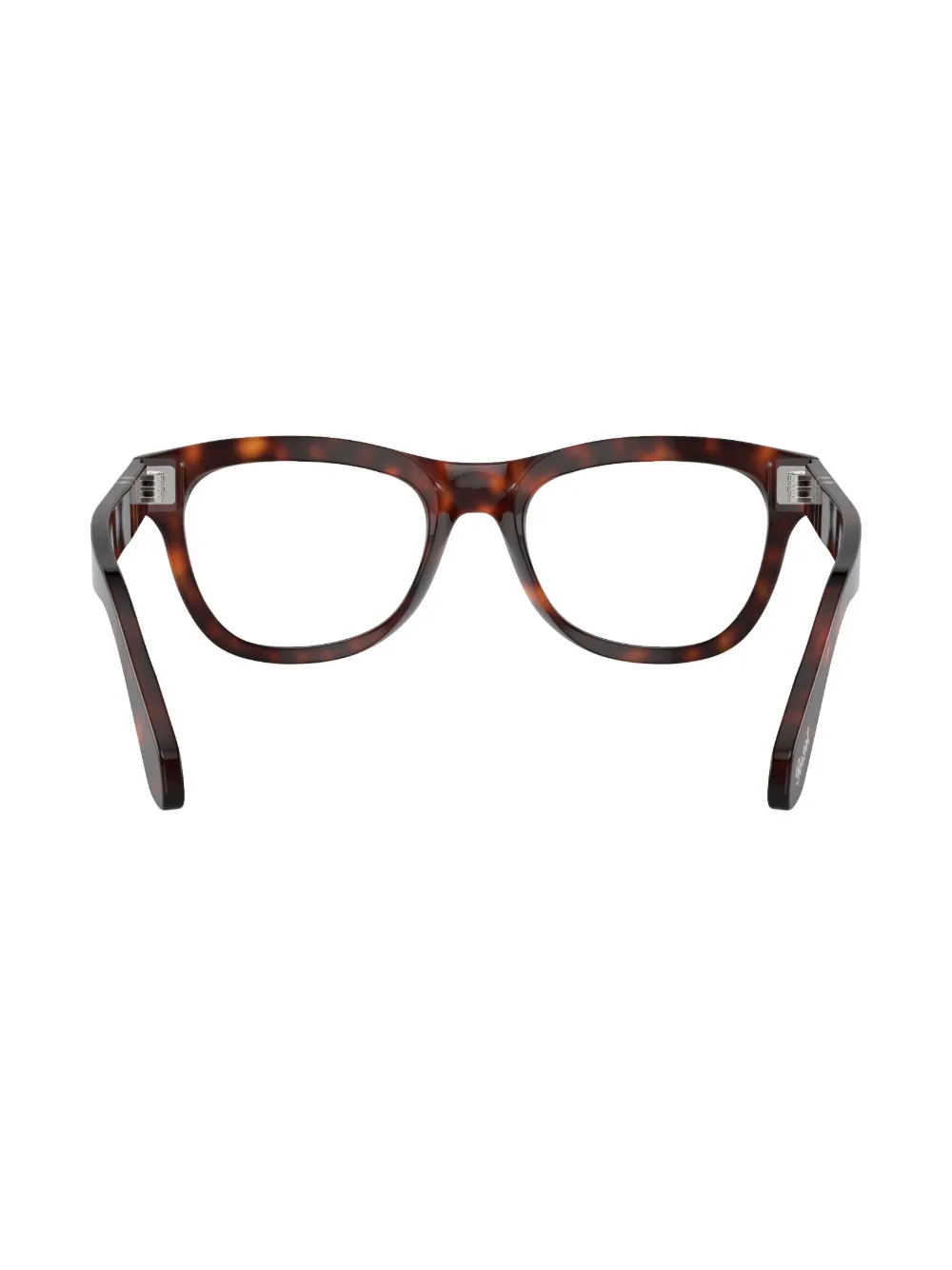 Persol Bril met vierkant montuur Bruin