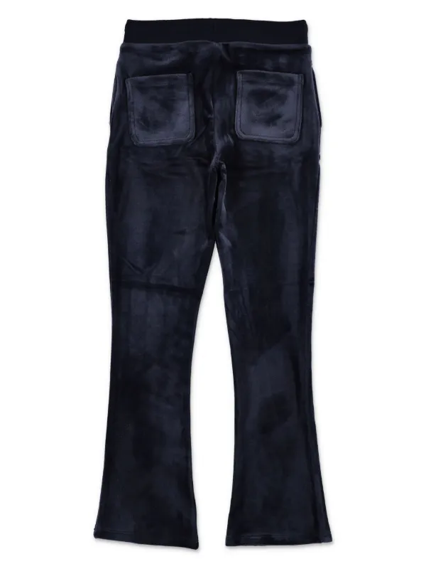 JUICY COUTURE ジューシークチュール トラックパンツ ベロア Juicy Couture Kids ベロア トラックパンツ | ブルー | FARFETCH JP