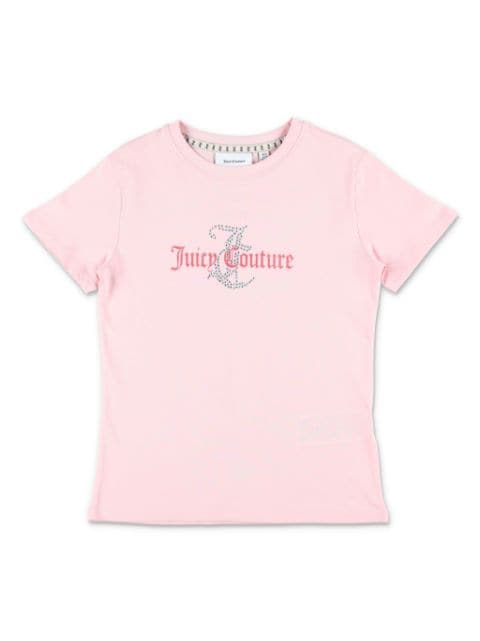 Juicy Couture Kids playera con logo estampado