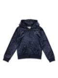 Juicy Couture Kids zip-up velour hoodie - Blue