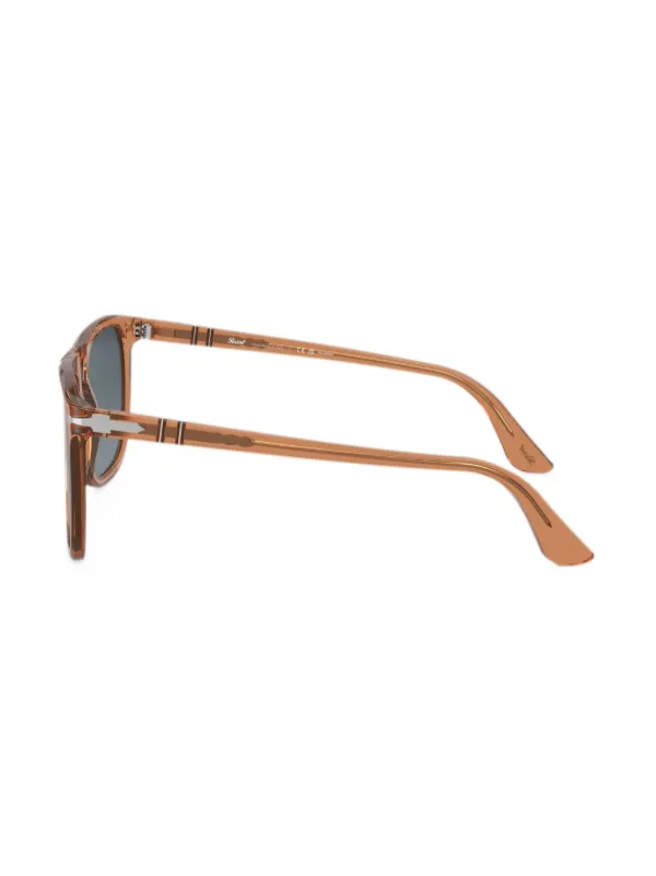 Persol スクエアフレーム サングラス | ブラウン | FARFETCH JP