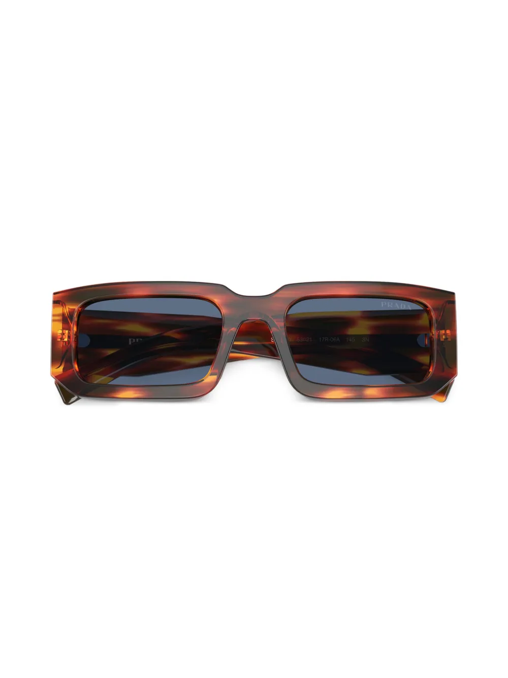 Prada Eyewear Zonnebril met rechthoekig montuur Bruin