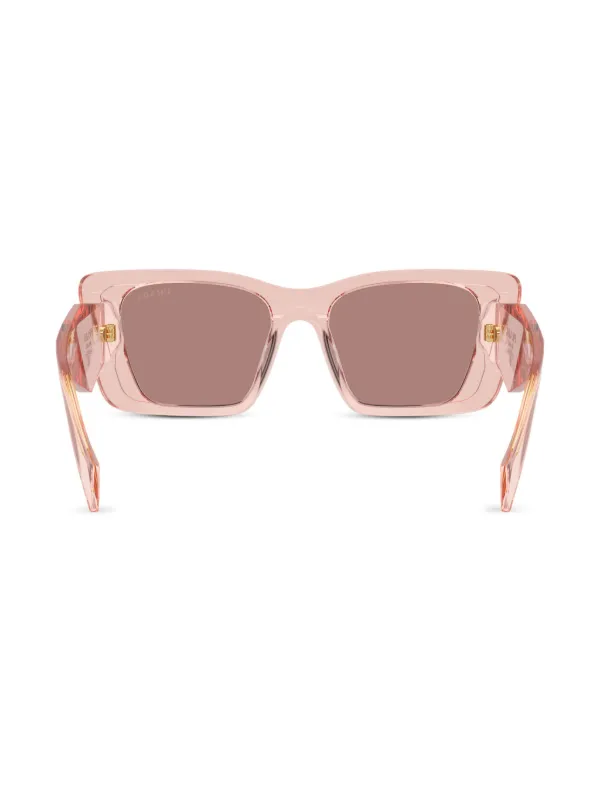 Prada Eyewear Prada PR 08YS Oversize Frame Sunglasses | Pink