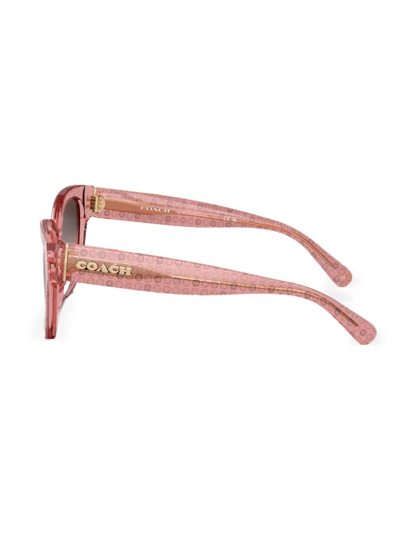 Coach Patterned cat-eye Sunglasses | Pink | FARFETCH IE display picture 3