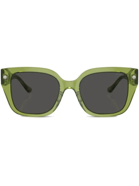 Coach logo-print square-frame sunglasses