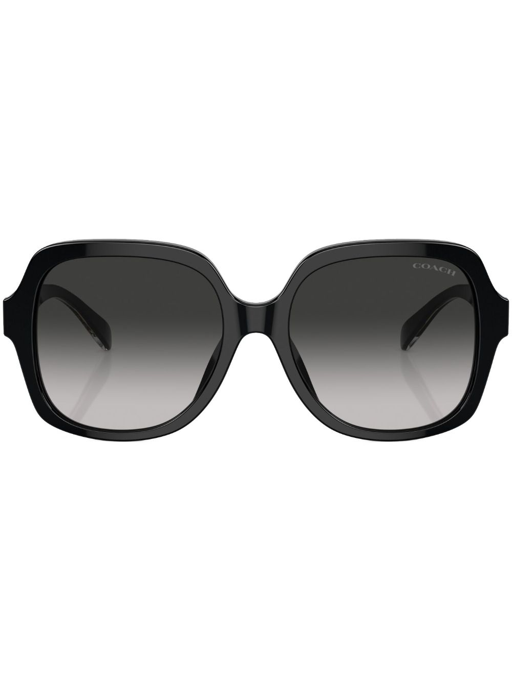 logo-plaque oversize-frame sunglasses
