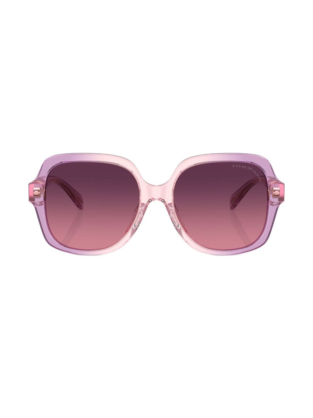 ombré-effect oversize-frame sunglasses