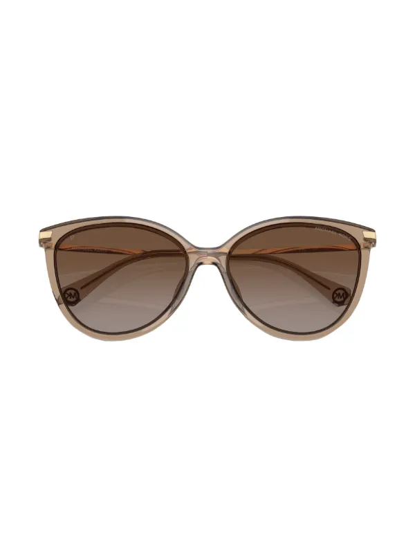 Michael Kors Dupont round-frame Sunglasses | Brown | FARFETCH display picture 1