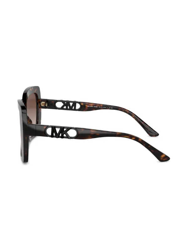 Michael Kors Nice Oversize square-frame Sunglasses | Brown  display picture 2