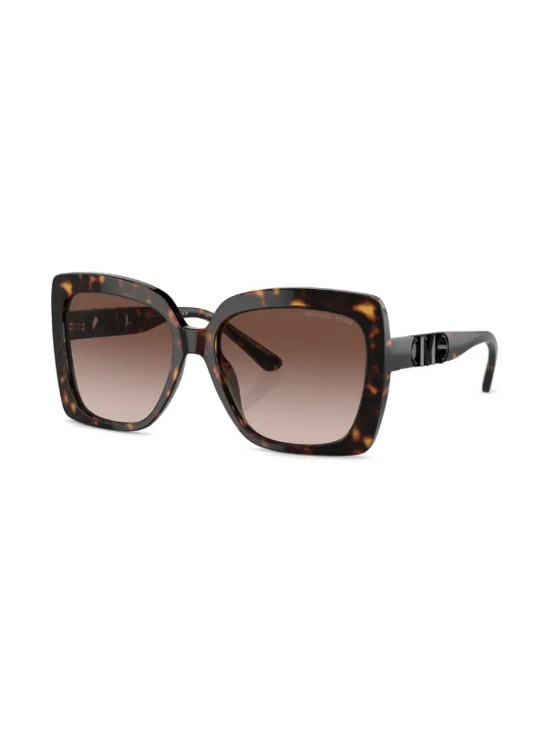 Michael Kors Nice Oversize square-frame Sunglasses | Brown  display picture 2