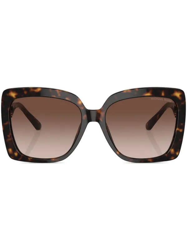Michael Kors Nice Oversize square-frame Sunglasses | Brown  display picture 1