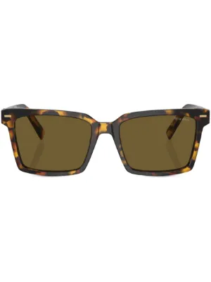 Miu Miu Eyewear tortoiseshell-effect square-frame Sunglasses