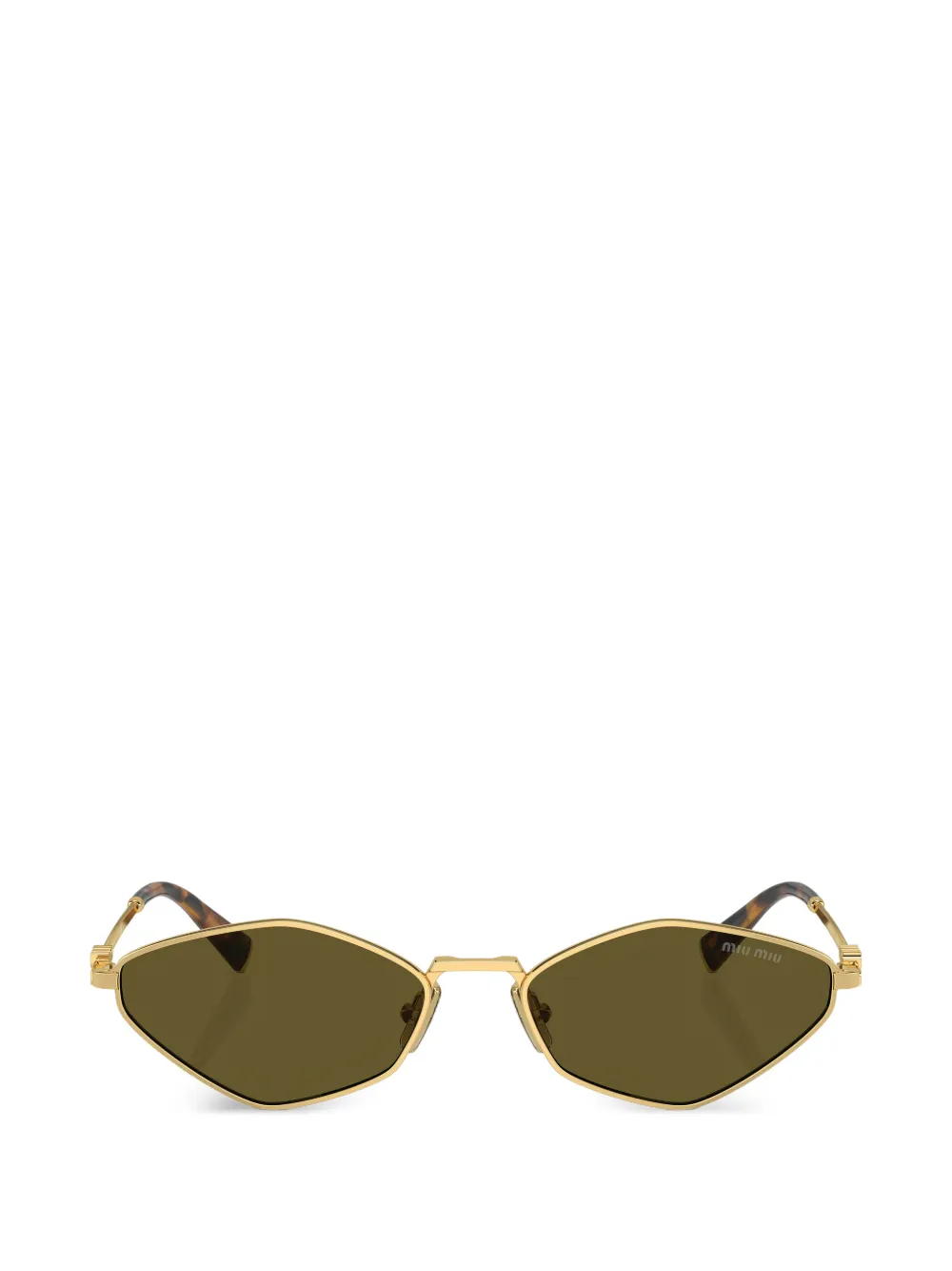 geometric-frame sunglasses