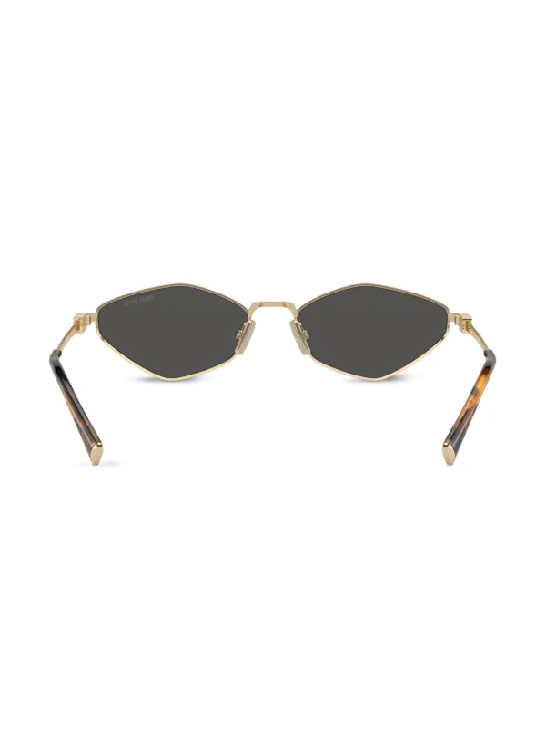 oval-frame sunglasses