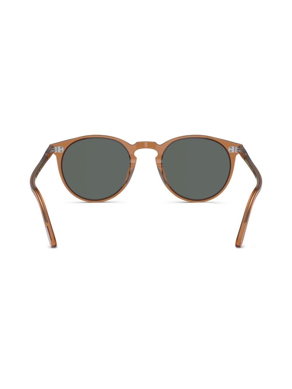 Shop Oliver Peoples O'malley Sun Pantos-frame Sunglasses In Brown
