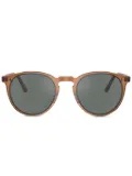 Oliver Peoples O'Malley Sun pantos-frame sunglasses - Brown