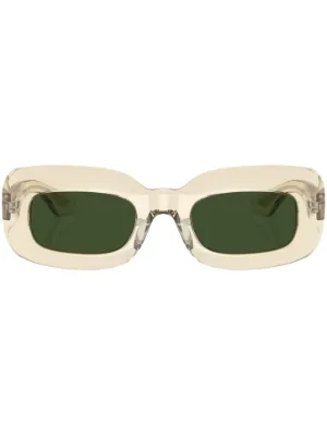 Oliver Peoples Clear Cat-Eye Glasses with Pale Yellow Accents Oliver Peoples OV5217S Gregory Peck Yellow/Clear  main image 2