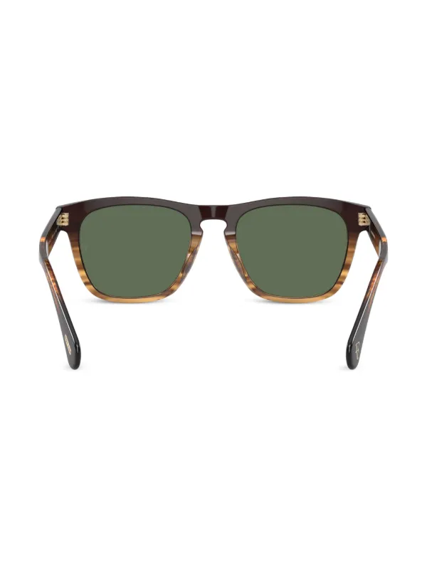 Oliver Peoples R-3 ウェリントン サングラス | ブラウン | FARFETCH JP