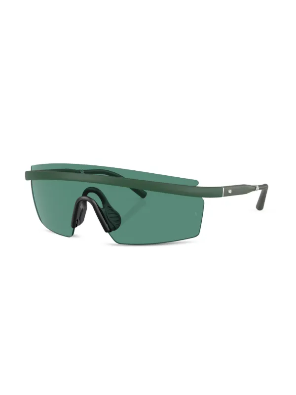 Oliver Peoples R-4 マスクフレーム サングラス | グリーン