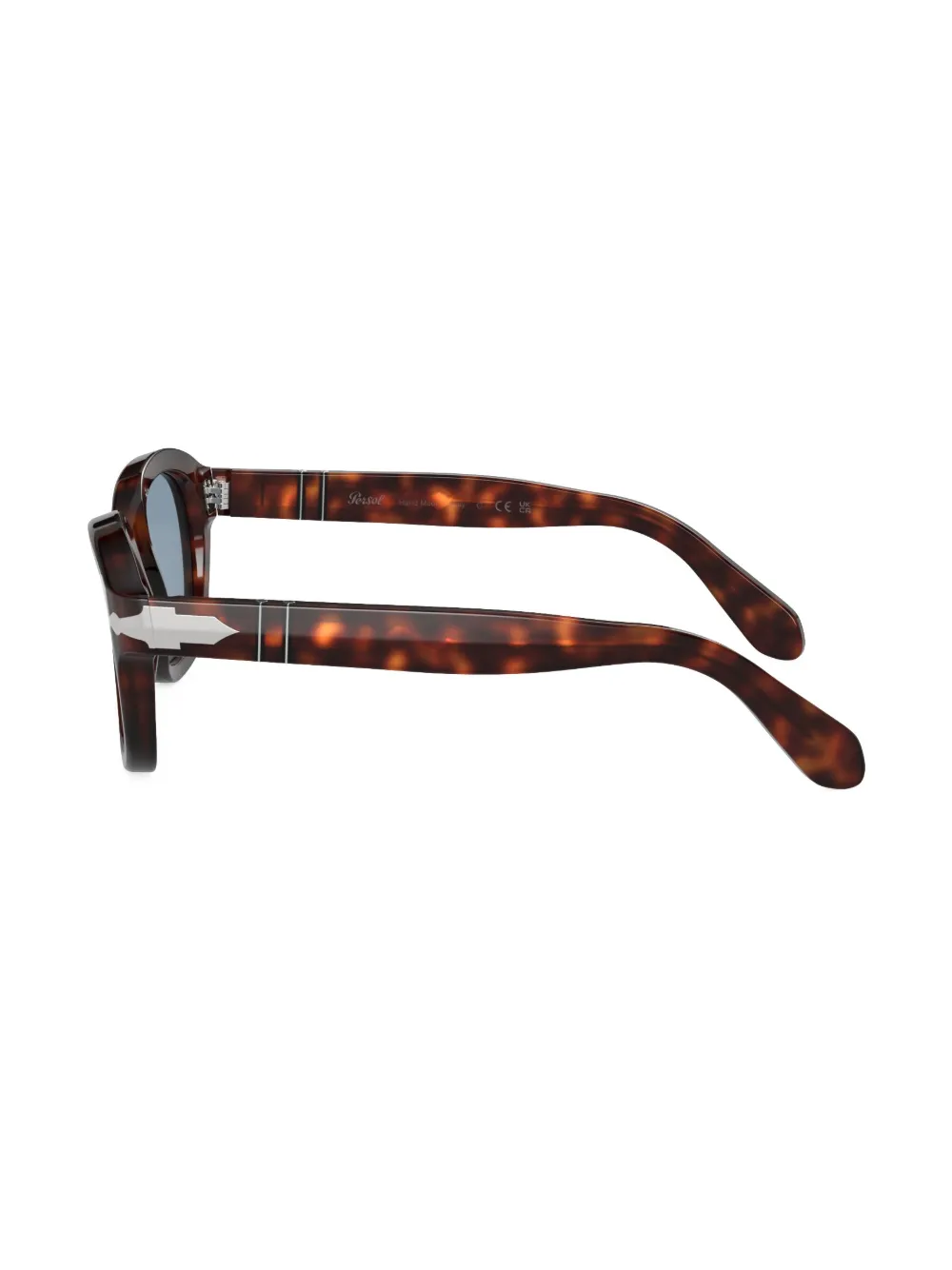 Persol Zonnebril met schildpadschild-design Bruin
